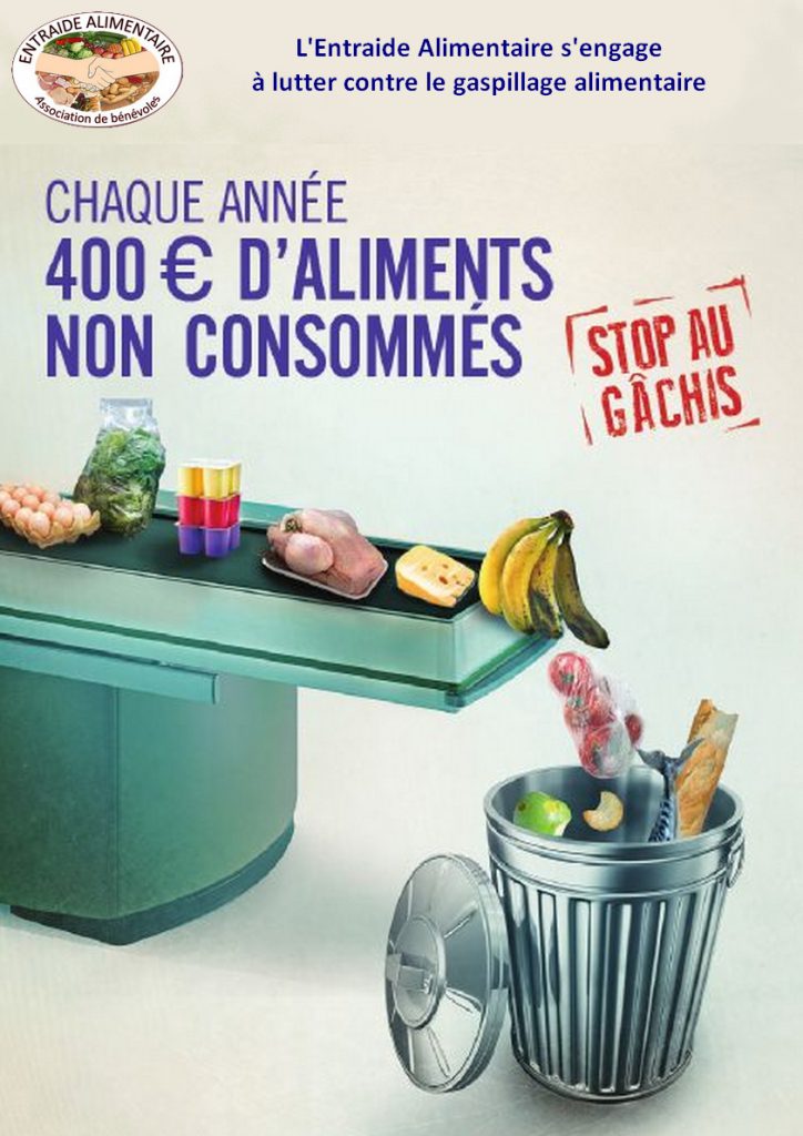 400€ d'aliments jetés